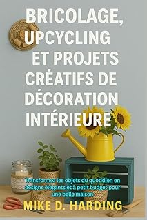 BRICOLAGE, UPCYCLING ET PROJETS CRÉATIFS DE DÉCORATION INTÉRIEURE: Transformez les objets du quotidien en designs élégants et à petit budget pour une belle maison