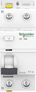 Schneider Electric A9Z21240 Disjoncteur différentiel iID, 2P, 40A, 30mA Type A, Blanc