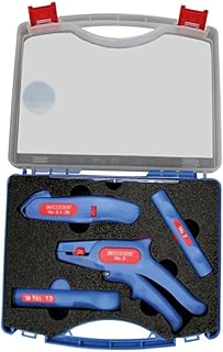 WEICON TOOLS Kit Novice Pro, Kit de 4 outils pour installation électrique, bricoleurs et DIY, Fabriqué en Allemagne